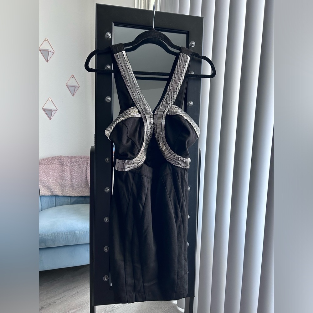 Angl Beaded Bodycon Dress